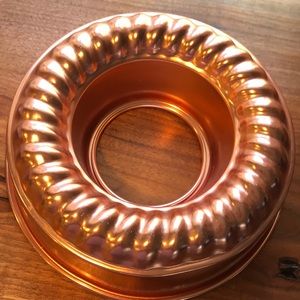Mirro copper tone 6 cup jello mold